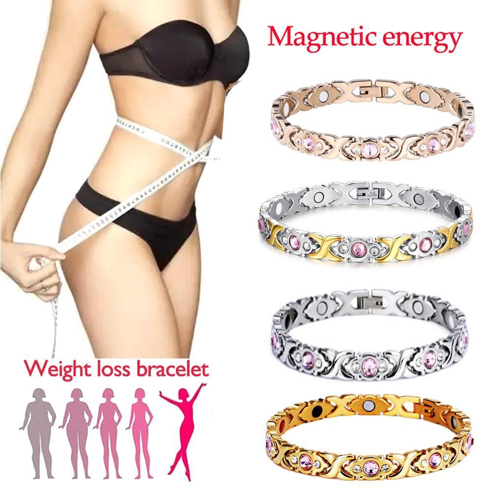 Health Wellness Bracelet - Magnetic Lymphatic Detox Bracelet with Zircon