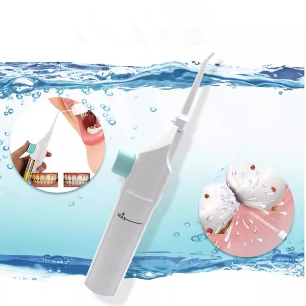 Oral Irrigator Flosser - Portable High-Pressure Oral Irrigator Manual Water