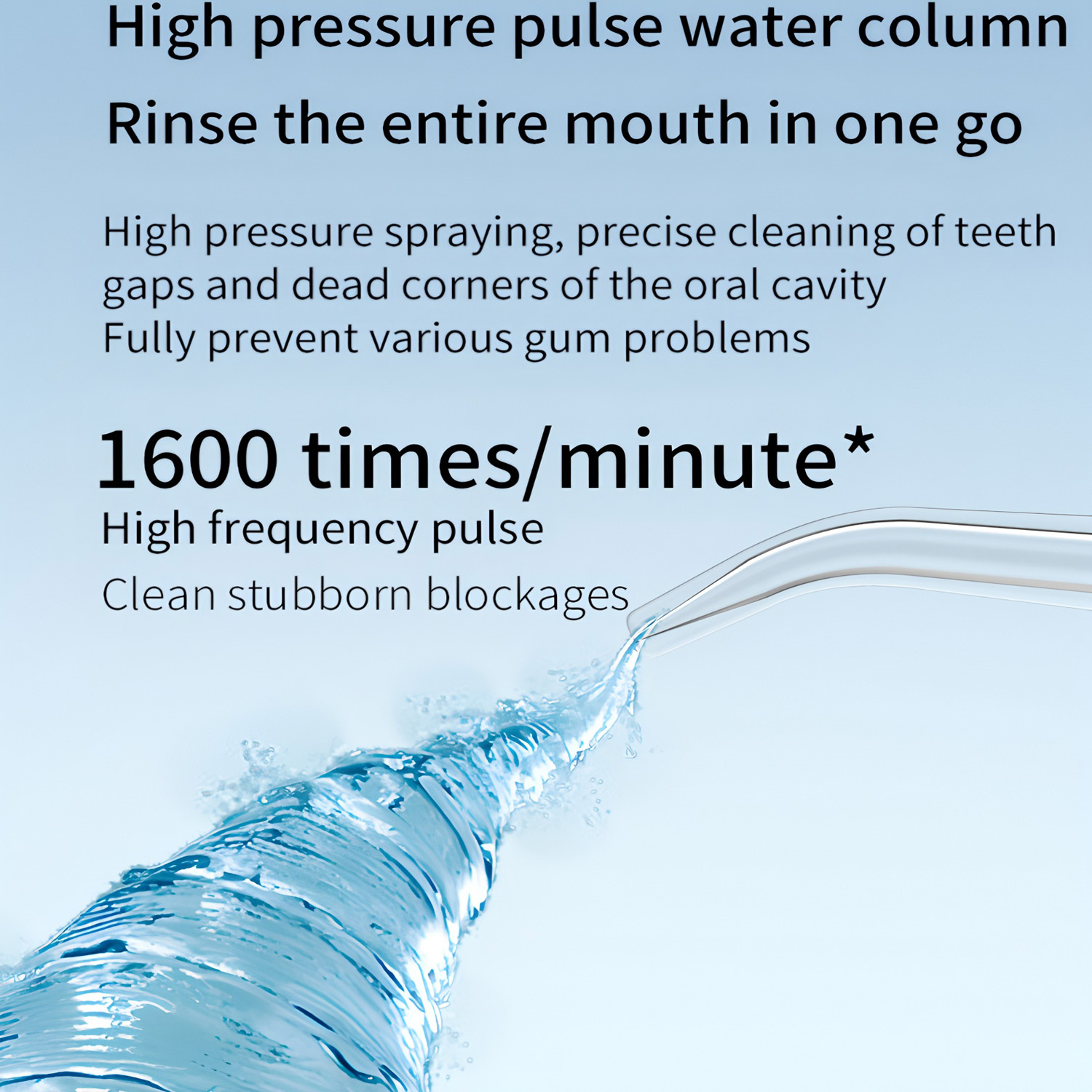 Portable Oral Teeth Dental Wat - Oral Irrigator Flosser ulasan dan harga