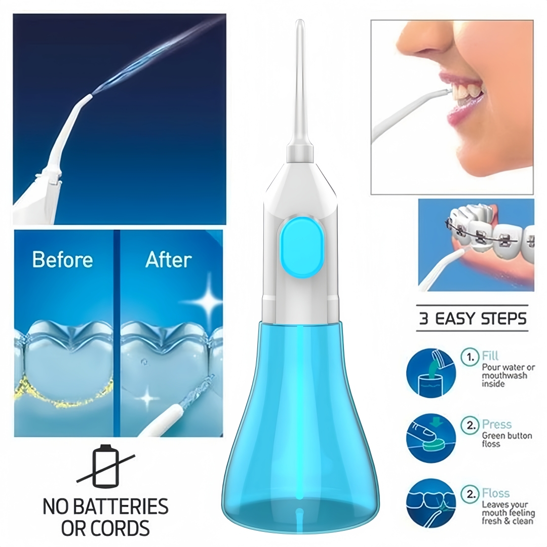 110ML/140ML Portable Hand-Powe - Oral Irrigator Flosser ulasan dan harga
