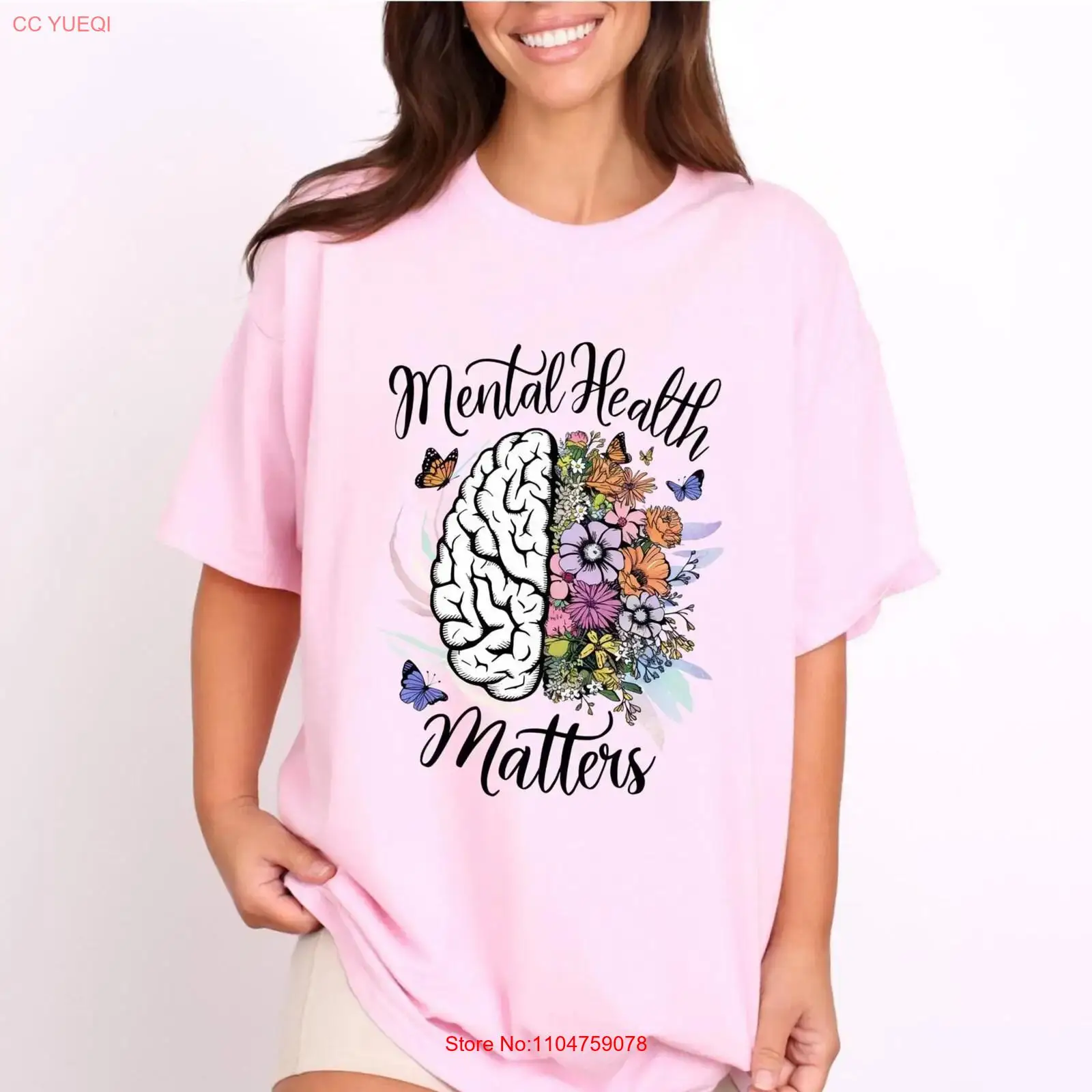 Mental Health Matters T Shirt  - Health Wellness Nurse ulasan dan harga