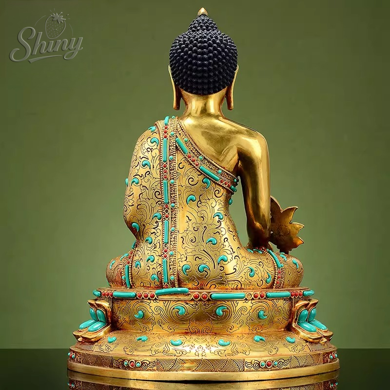 Tibet Buddha Statue Bronze Gil - Longevity Health & Wellness Hotel ulasan dan harga