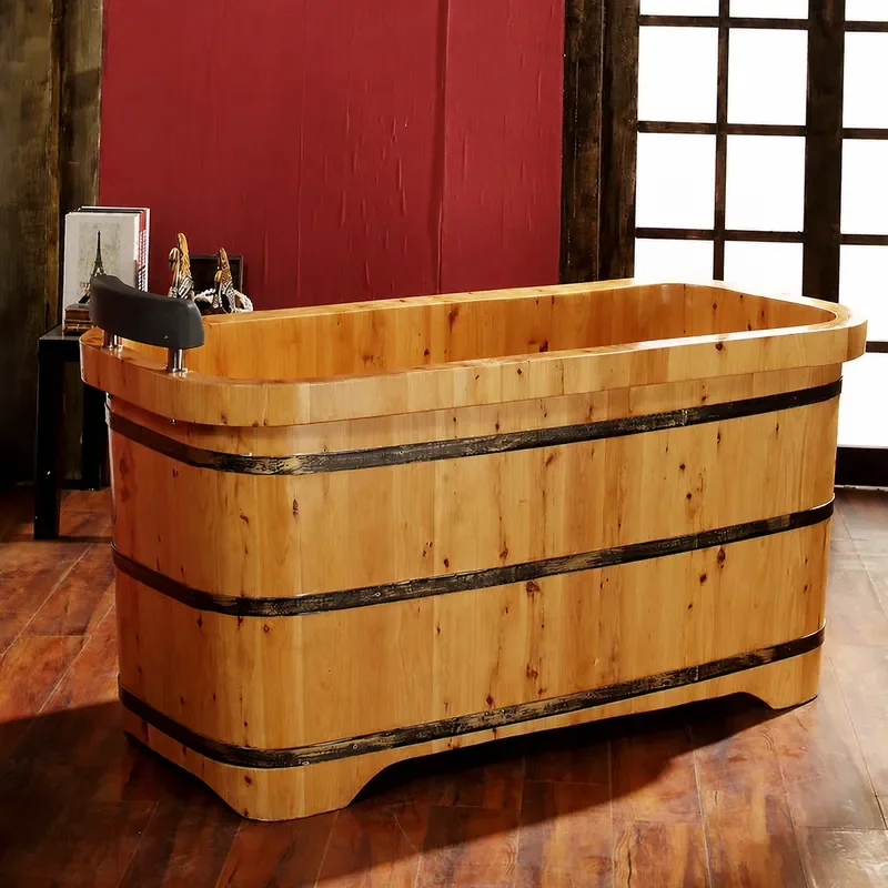 Sichuan Cedar Wood Bathtub for - Health Wellness Spa ulasan dan harga