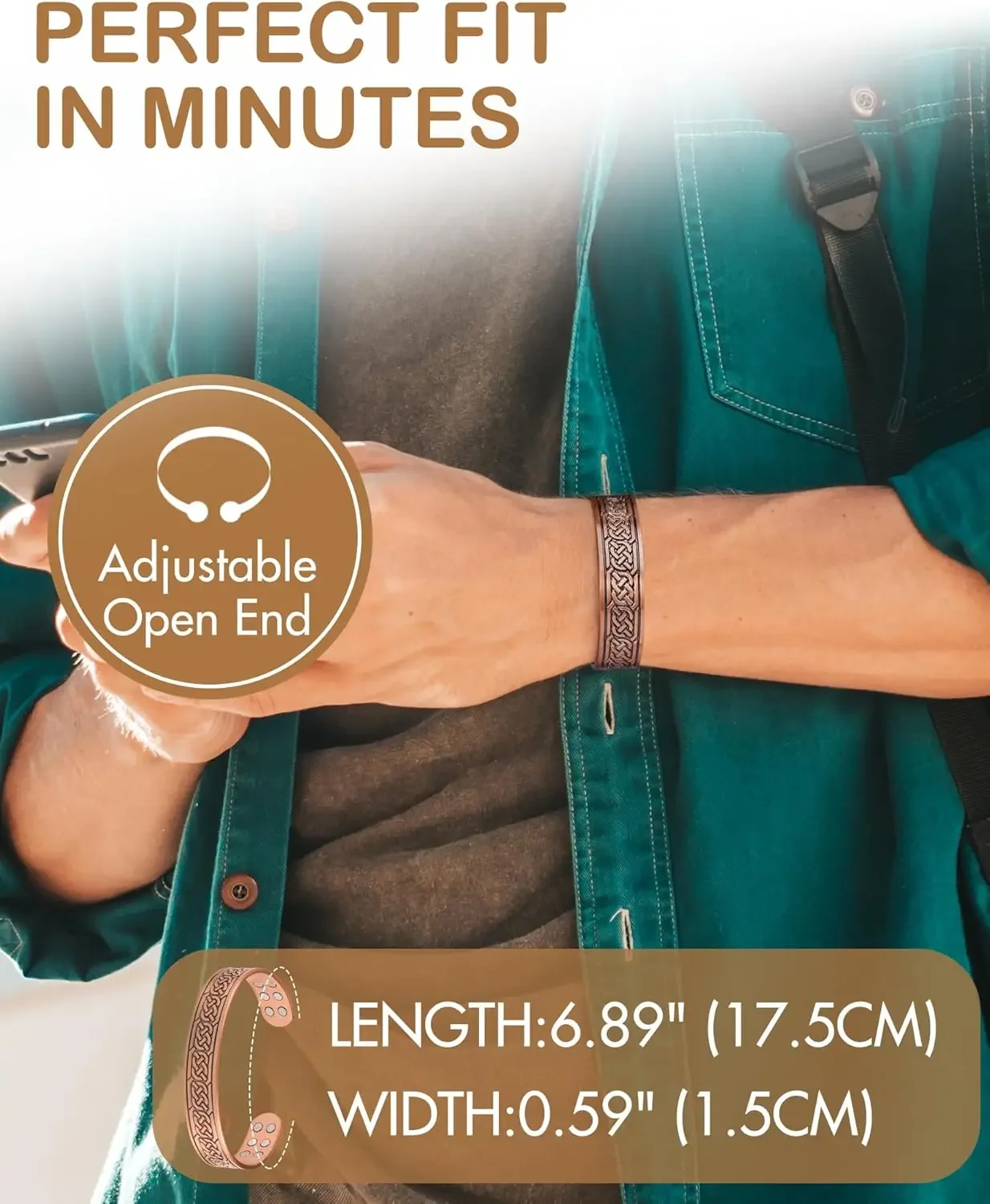 ARADOO Vintage Pure Copper Mag - Therapy Health And Wellness ulasan dan harga