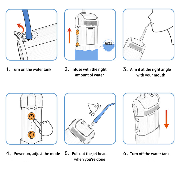 Water Flosser IPX7 Cordless Or - Oral Irrigator Flosser ulasan dan harga