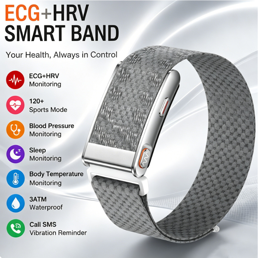 Smart Health Bracelet ECG HRV  - Health Wellness Bracelet ulasan dan harga